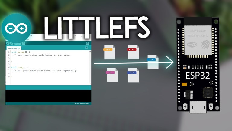 ESP32 Upload Files to LittleFS using Arduino IDE