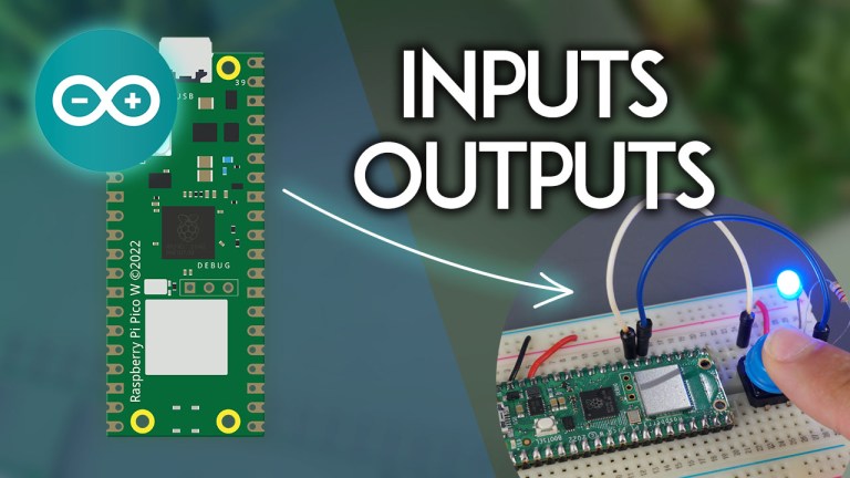 Raspberry Pi Pico Control Digital Outputs and Read Digital Inputs Arduino IDE